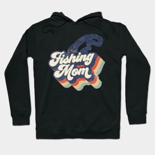 Retro Fishing Mom Mother's Day Hoodie